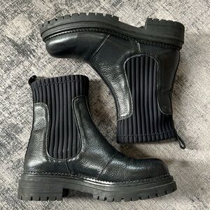 ANTHROPOLOGIE Black Ankle boots